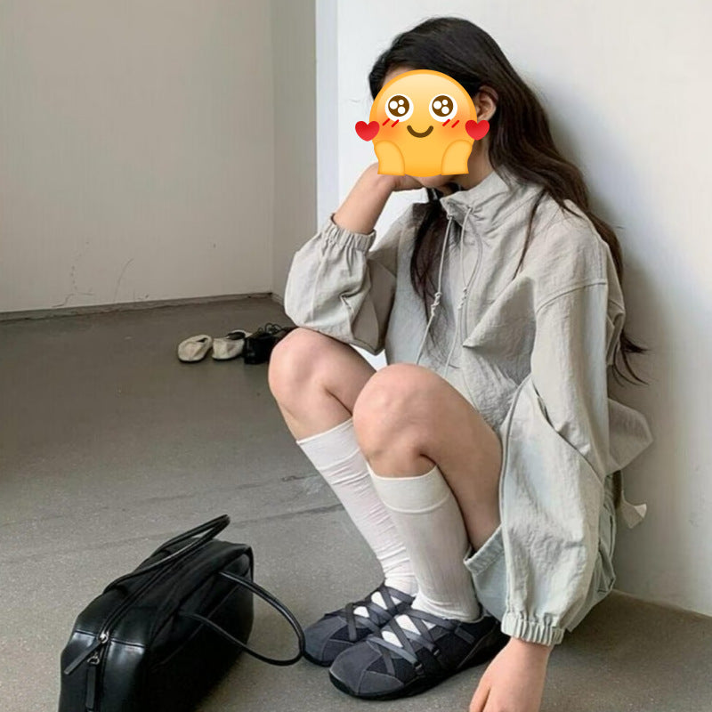 Women's Designer Model Genuine Ballet Training Flat Sneakers
