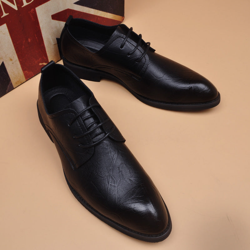Men's Breathable Summer Korean Style Height Increasing Men's Shoes