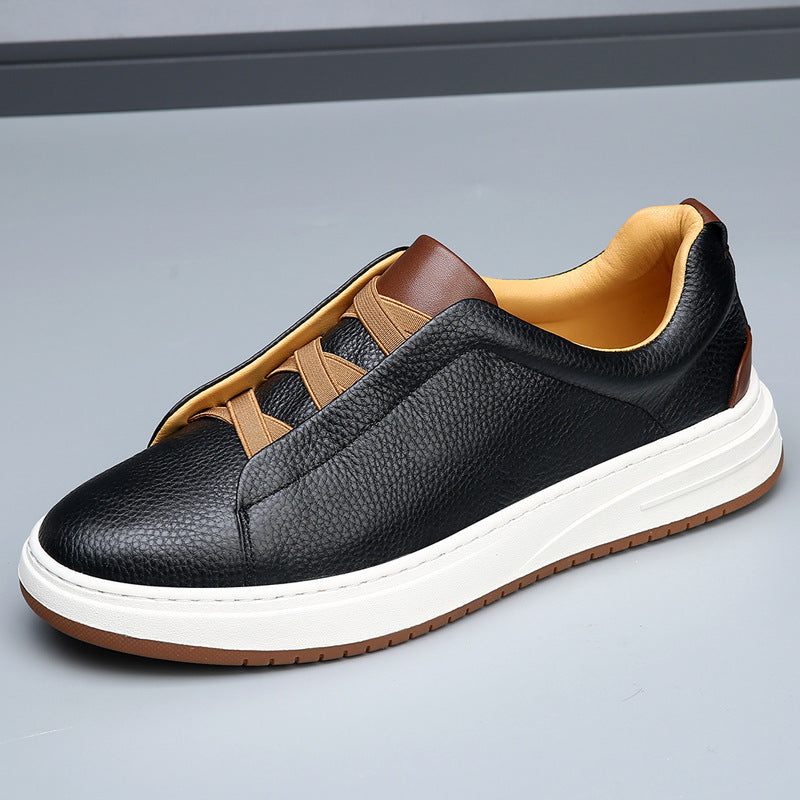 Men's Skate Genuine Platform White Autumn Tide Casual Shoes