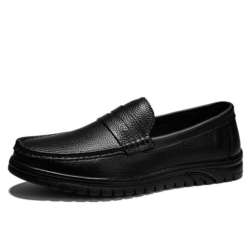 Men's Live Top Layer Slip-on Driving British Casual Shoes