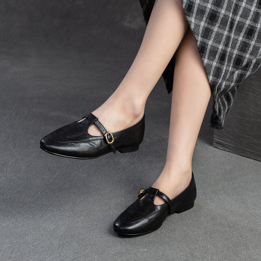 Women's Commuting Small Single-layer Lazy Literature Art Loafers