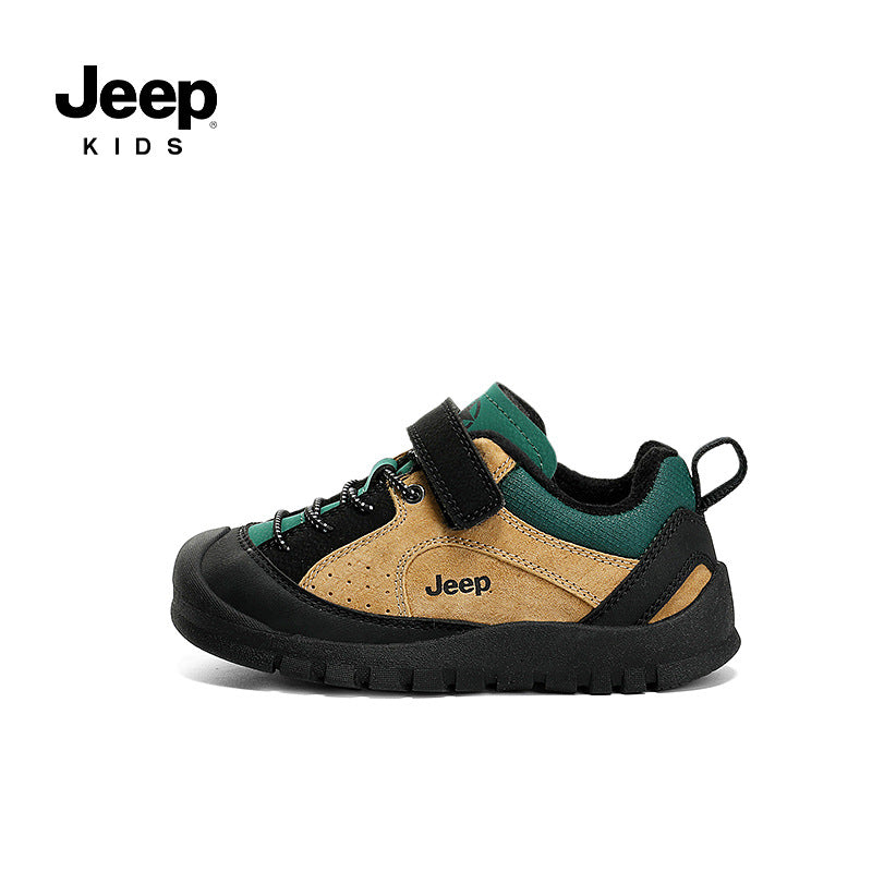 Children's Boy Winter Fleece-lined Two Cotton Soft Kid's Sneakers
