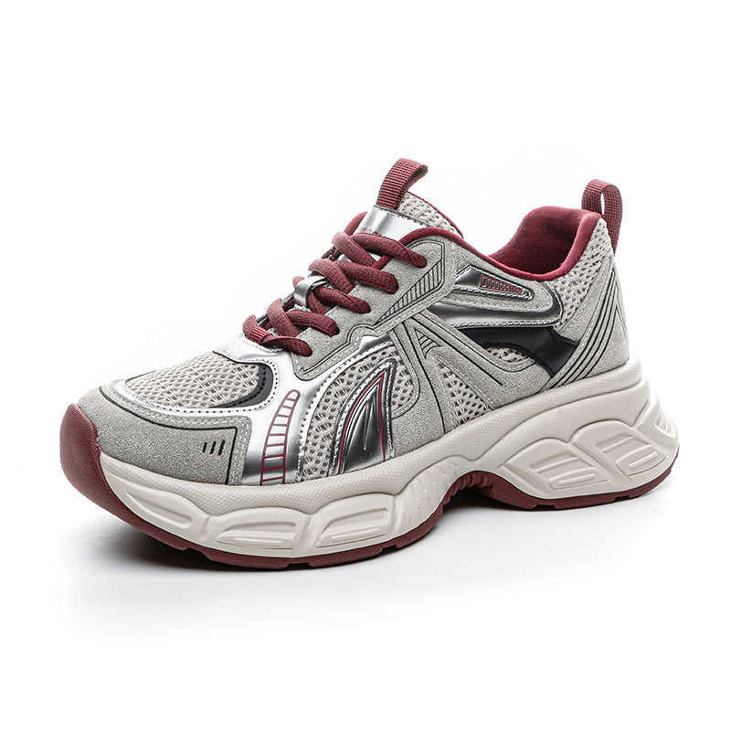 Women's Suction Film Bottom Dad Warm Platform Casual Shoes