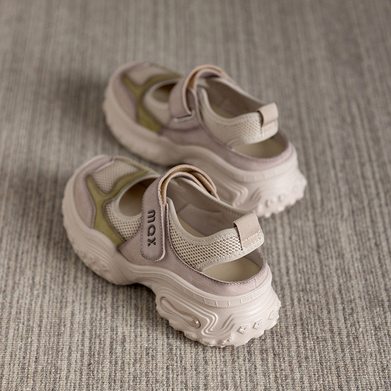 Women's Summer Retro Platform Sports Dad Genuine Casual Shoes