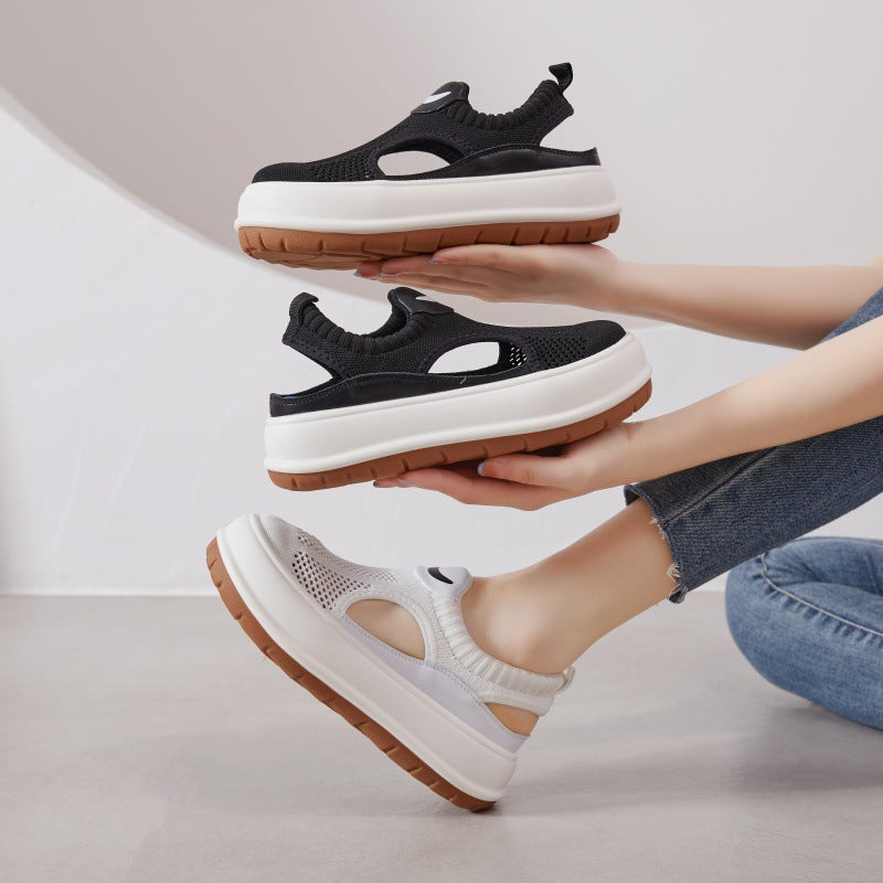 Women's Breathable Summer Korean Style Hollow Surface Sandals