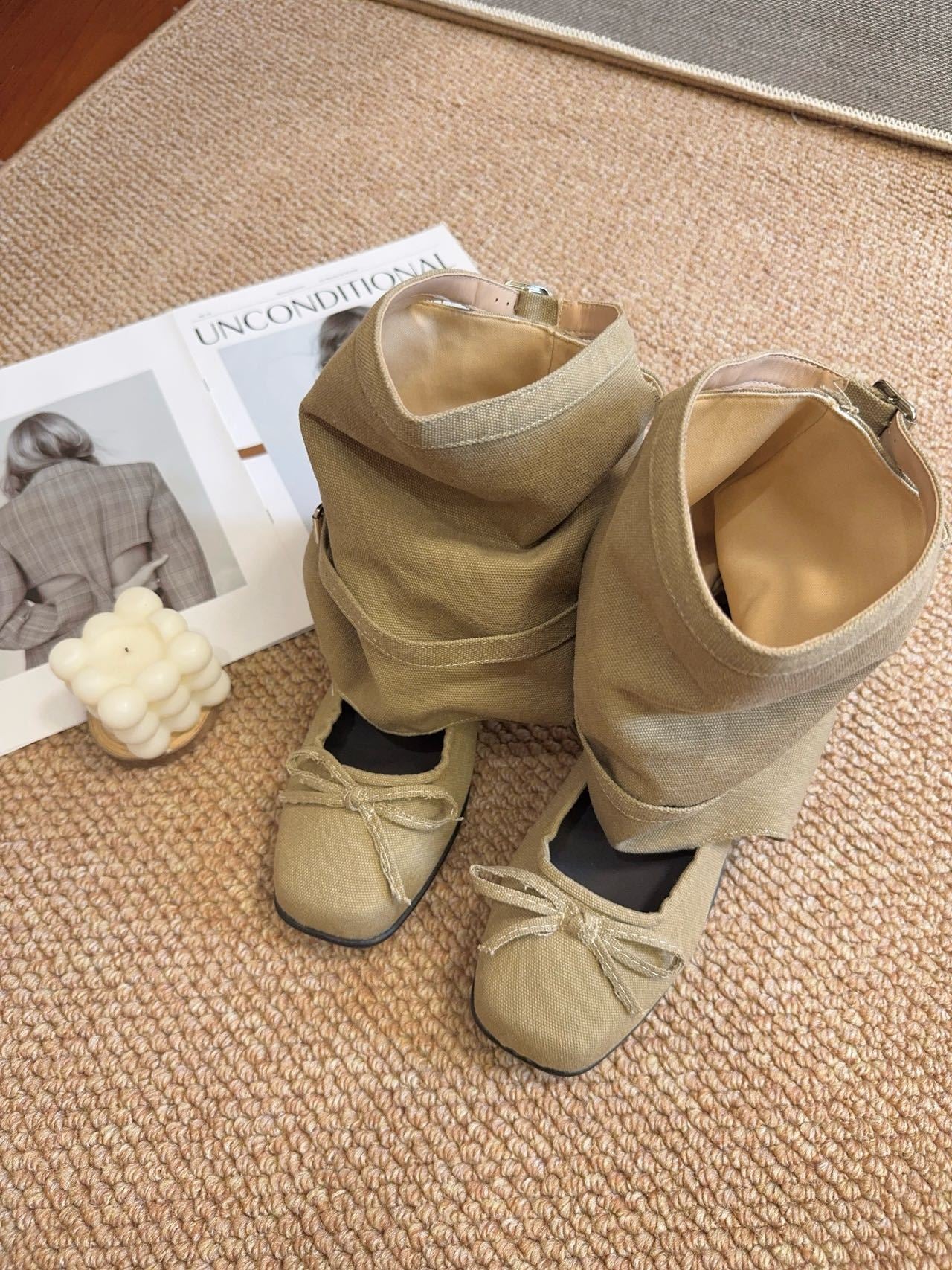 Women's Distressed Summer Bow Mary Jane Height Increasing Casual Shoes