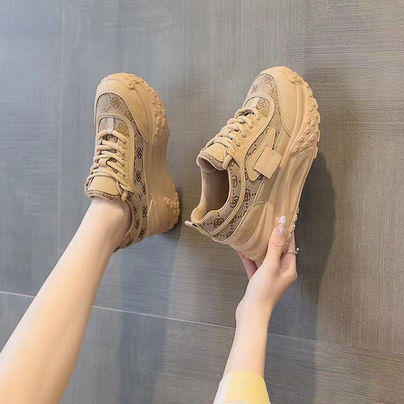 Dad Female Classic Style Spring Show Feet Small Casual Shoes