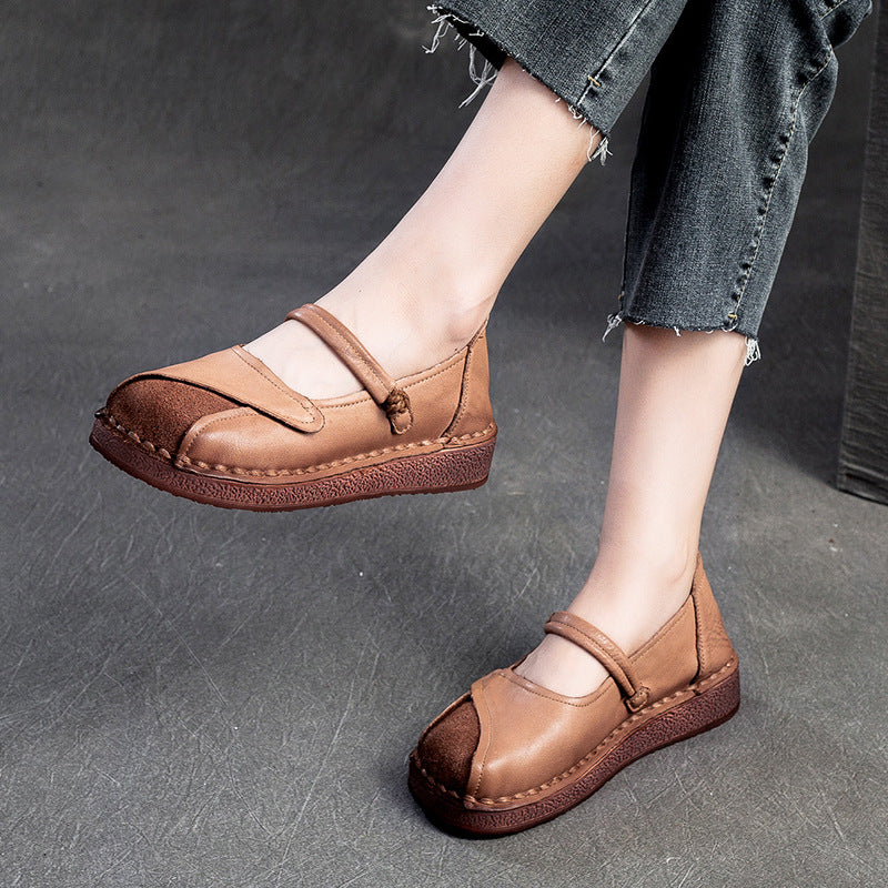 Soft Bottom Surface Comfortable Retro Rub Casual Shoes