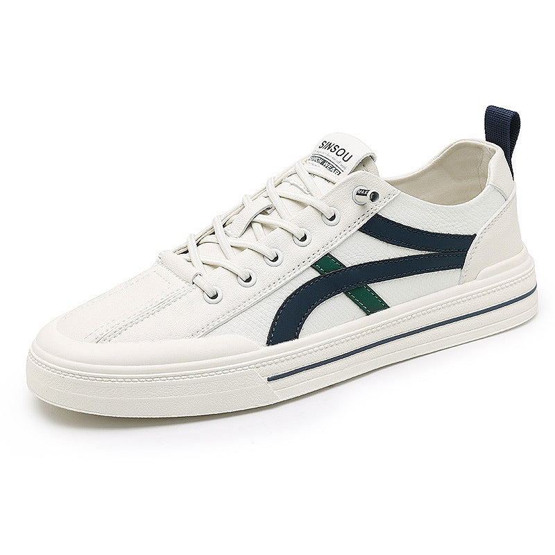 Men's Autumn Plus Size Widened Green Fashion Sneakers