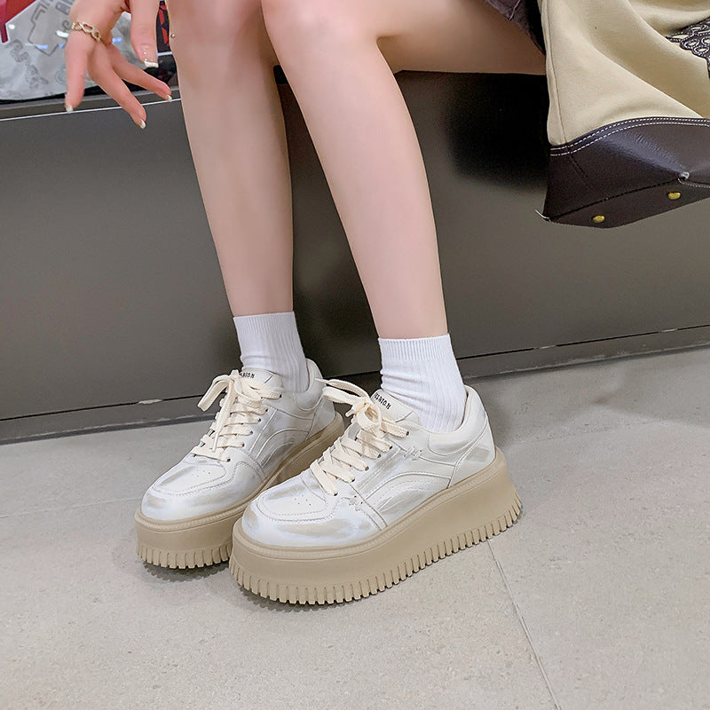 Women's Spring Lightweight Foam Sole Pumps Thick Sneakers