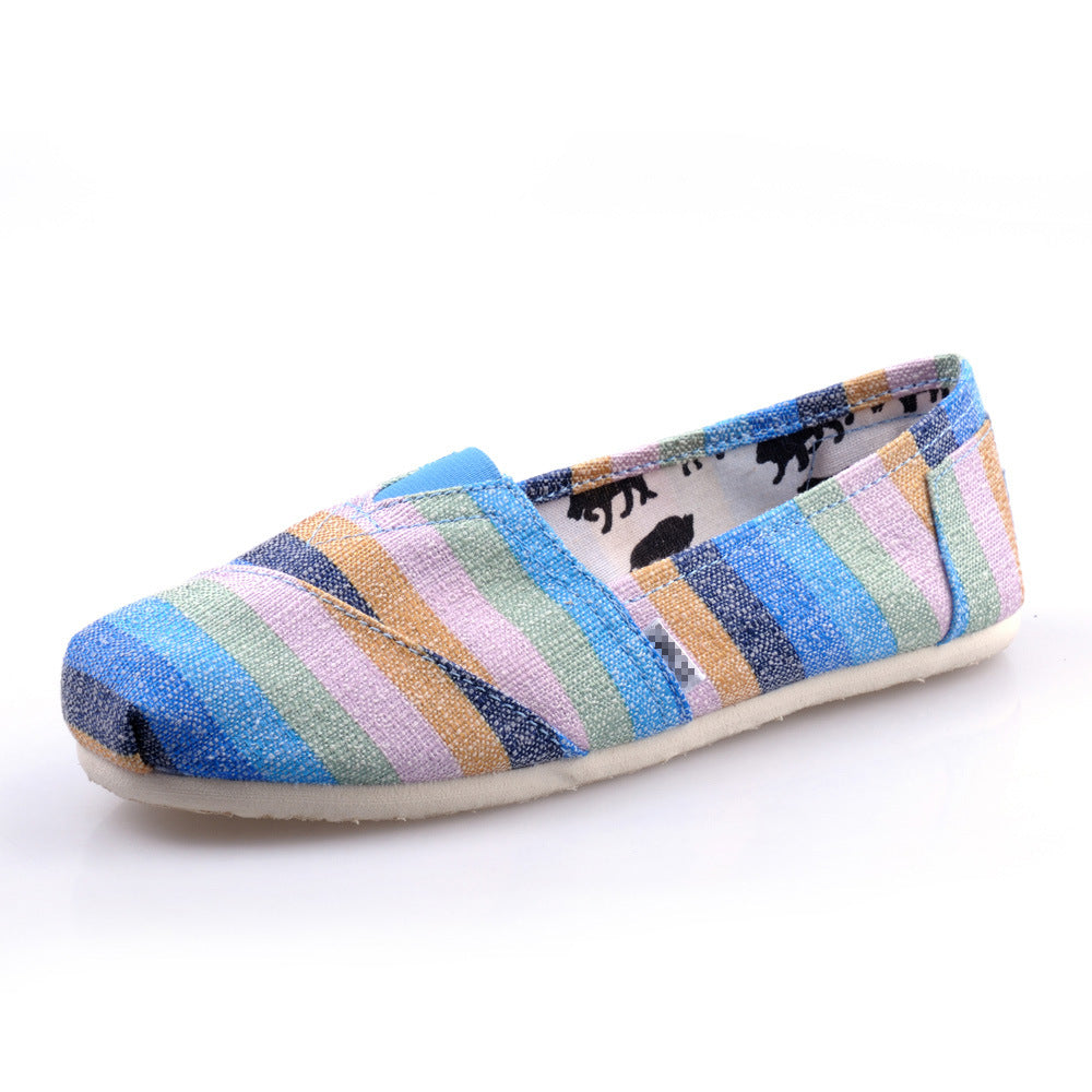 Pedal Thomas Lazy Cloth Linen Solid Canvas Shoes