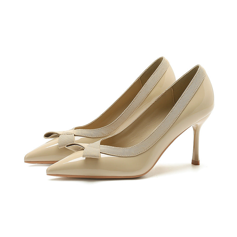 Women's Pointed Stiletto High Shallow Mouth Professional Heels