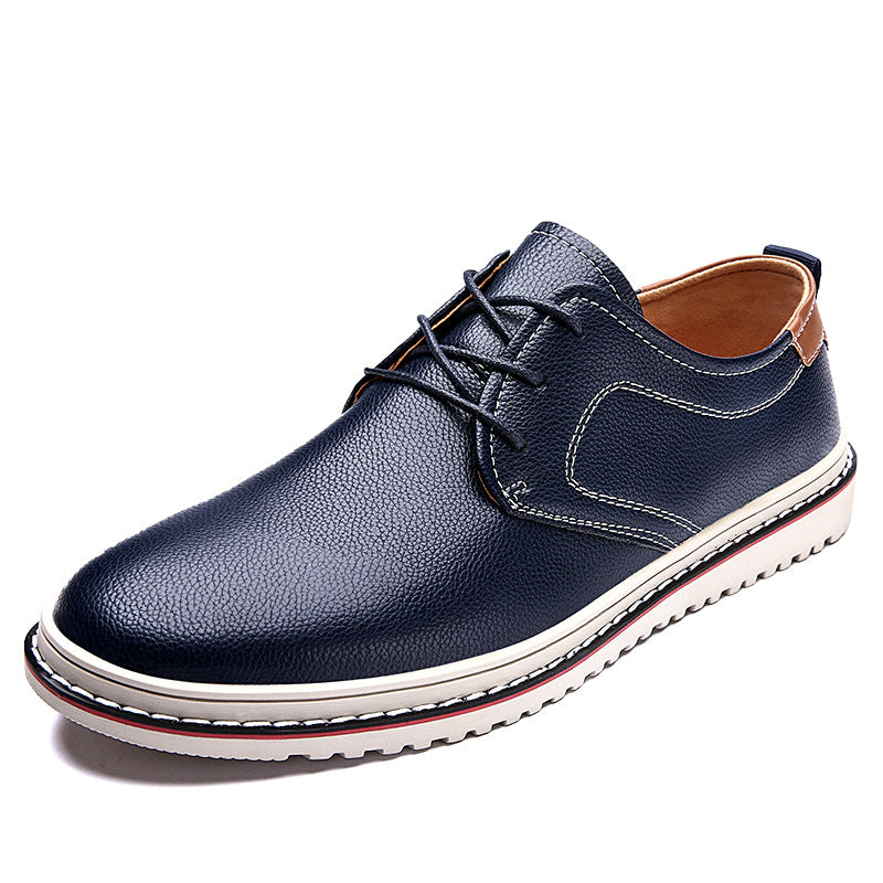 Men's Plus Size Business British Fashion Driving Leather Shoes