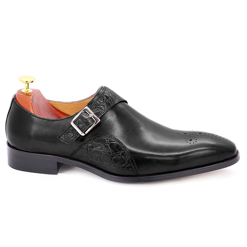Men's Genuine Autumn Business Formal Wear British Style Leather Shoes