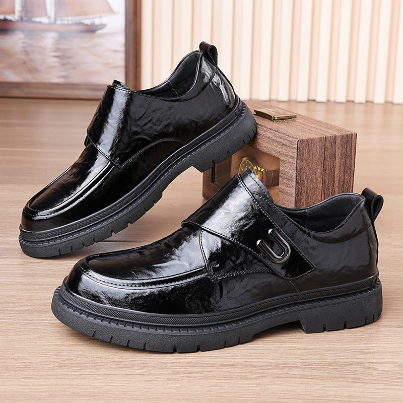 Men's Formal Wear Business Spring Lace Classic Leather Shoes