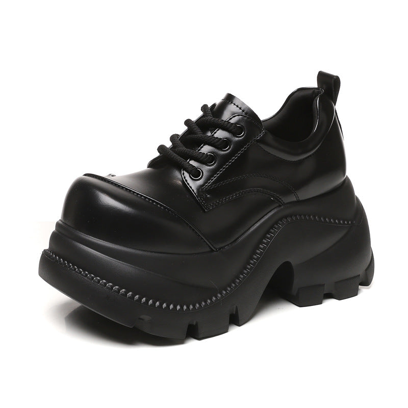 Women's Height Increasing Insole British Style Autumn Loafers