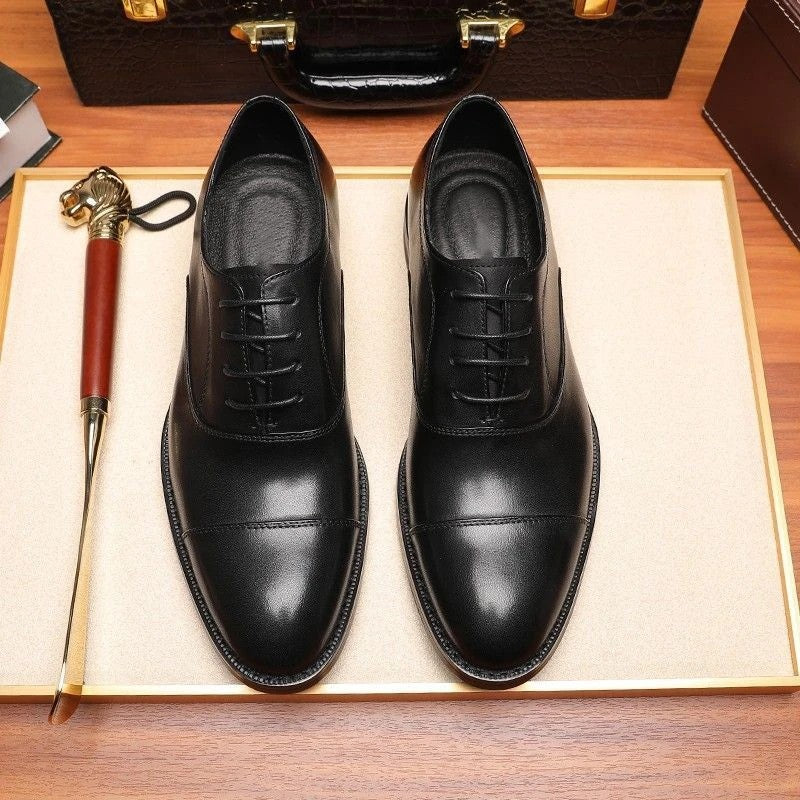 Men's Oxford Comfortable Formal Genuine Three Joint Leather Shoes