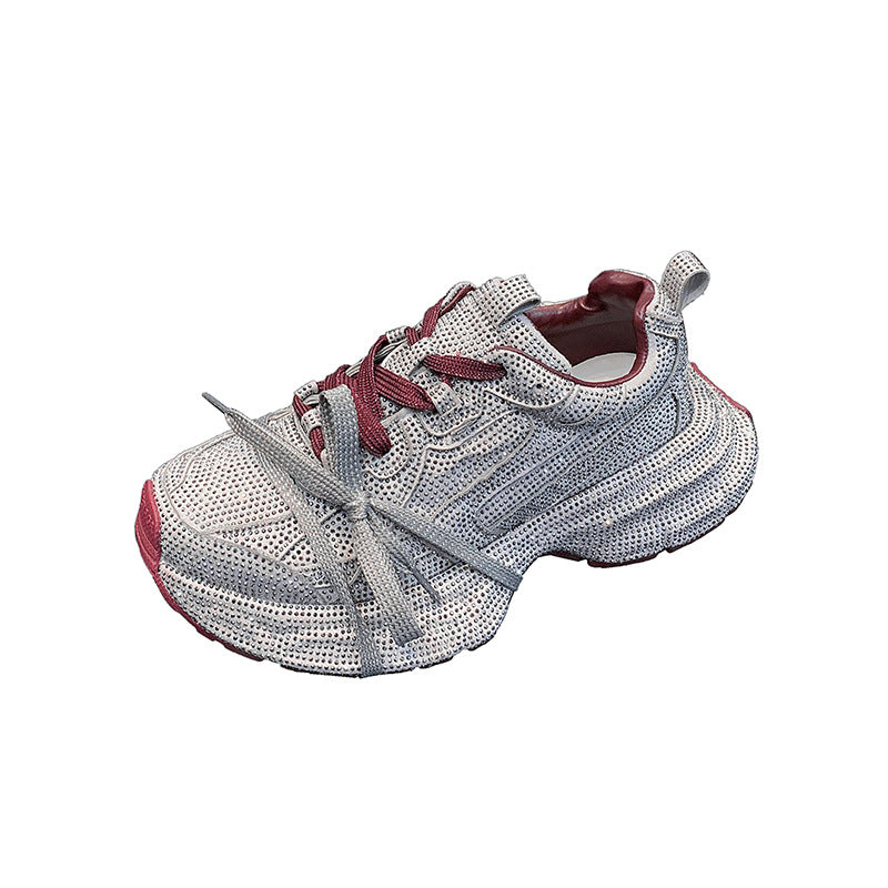 Women's Paris Ninth Generation Rhinestone Dad Sports Casual Shoes