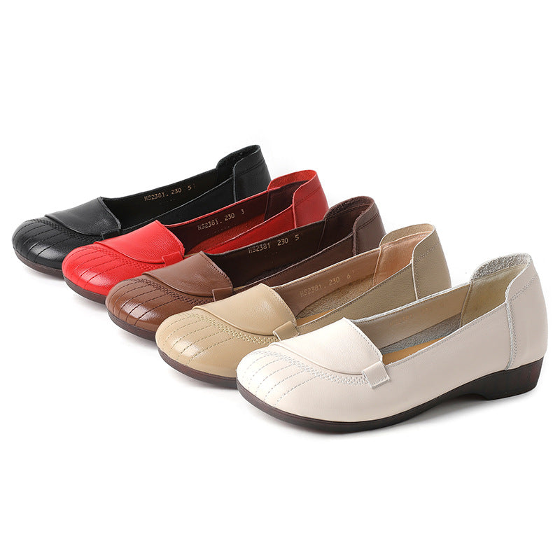 Women's Tendon Bottom Mom Flat Soft Plus Size Loafers
