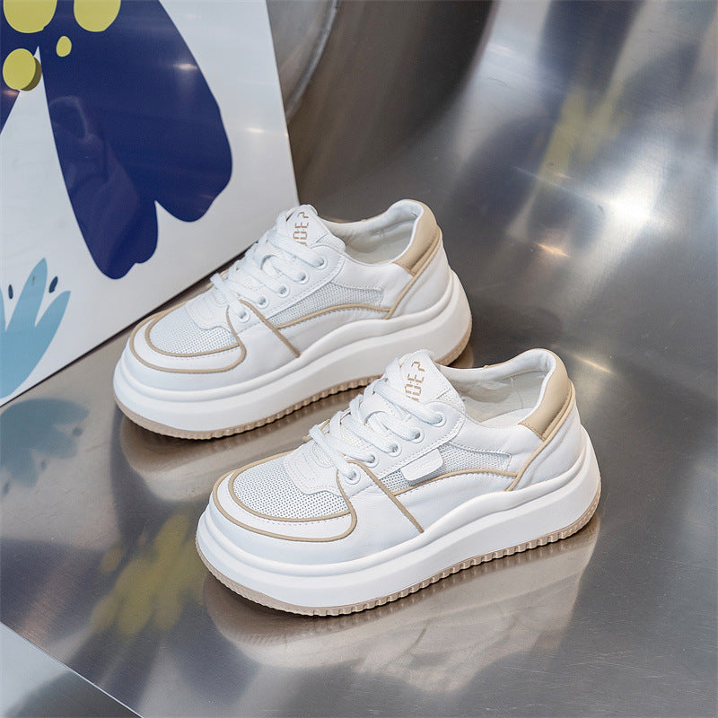 Women's Surface Platform Breathable Comfortable Heightened Easy Wear Casual Shoes