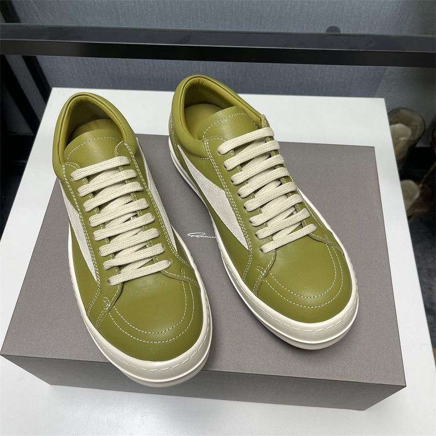 Green High Street Low Top Niche Sneakers