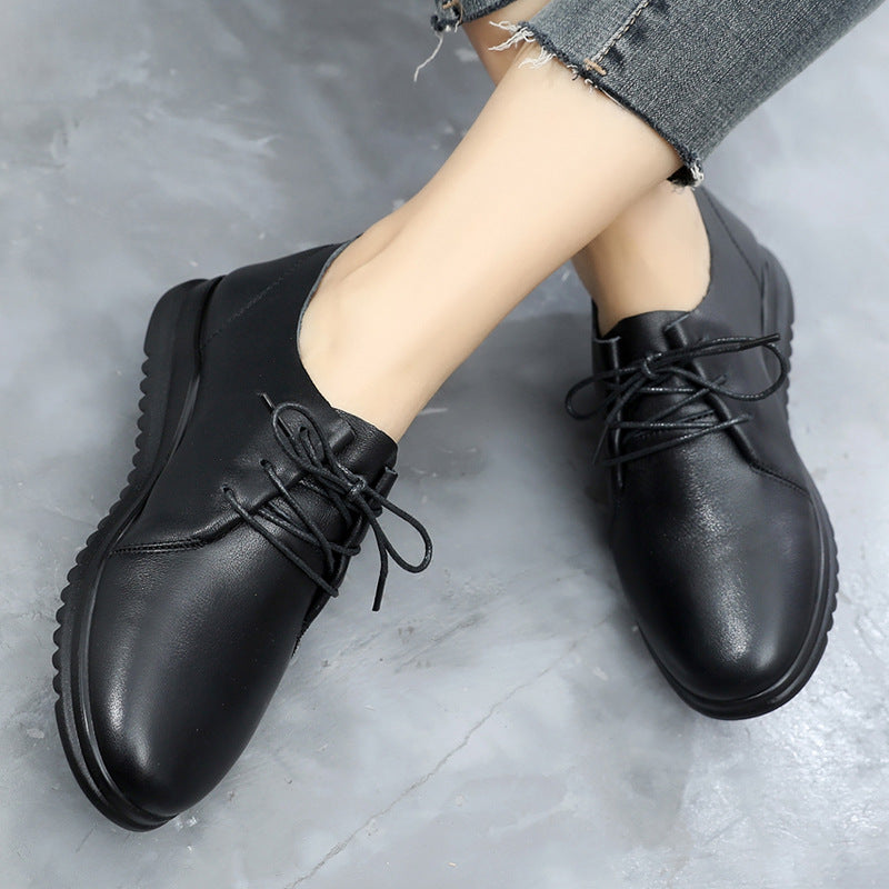 Women's Spring First Layer Pumps Comfortable Soft Bottom Flat Women's Casual Shoes