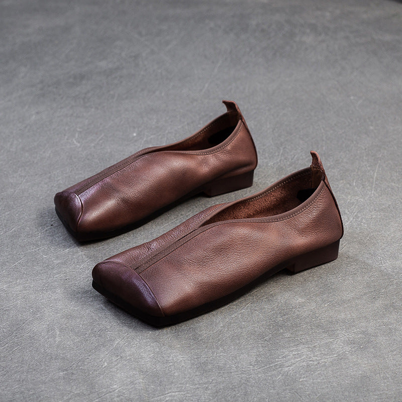 Women's Toe Flat Bottom Comfortable Soft Thin Casual Shoes