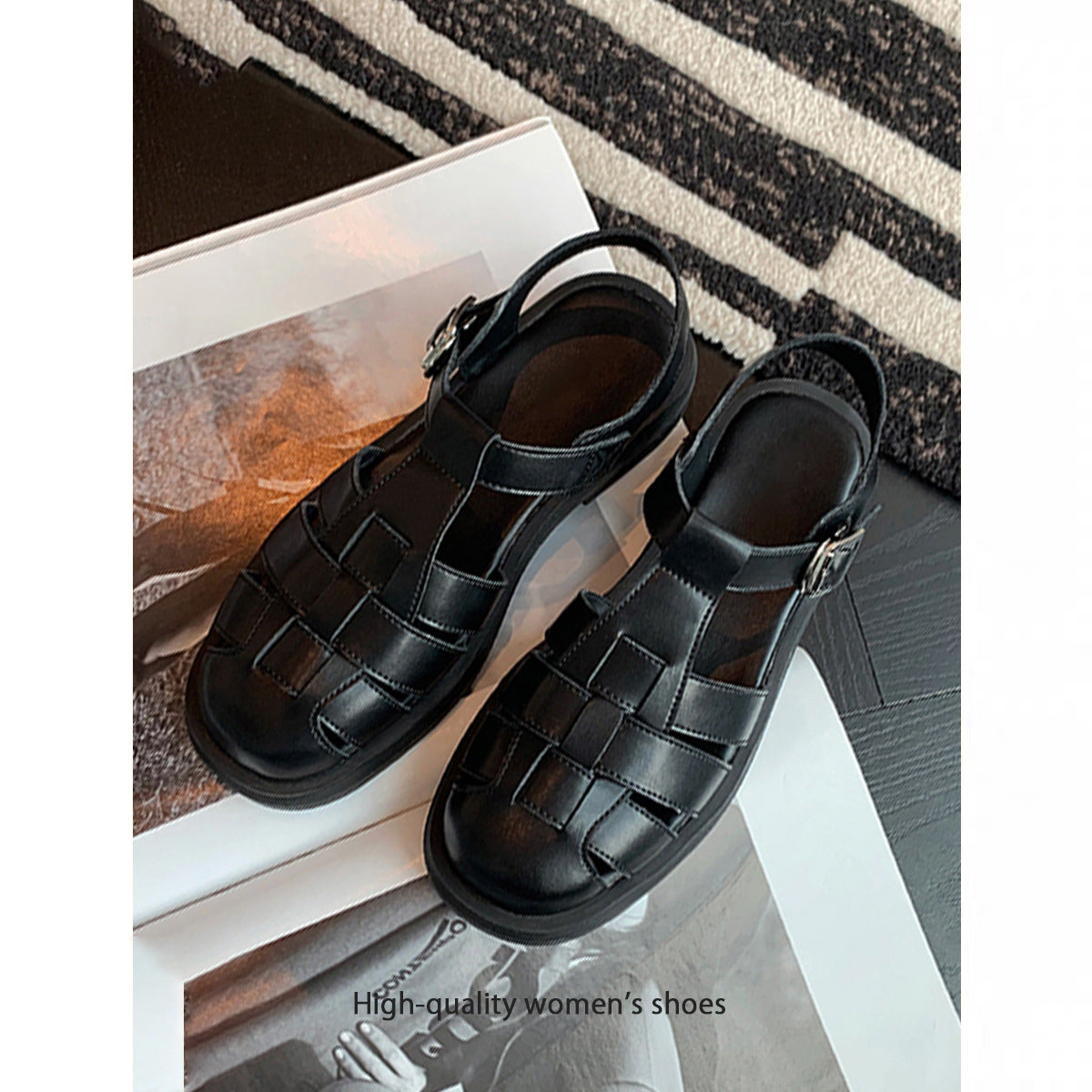 Women's Roman Summer Soft Bottom Pump Platform Retro Sandals