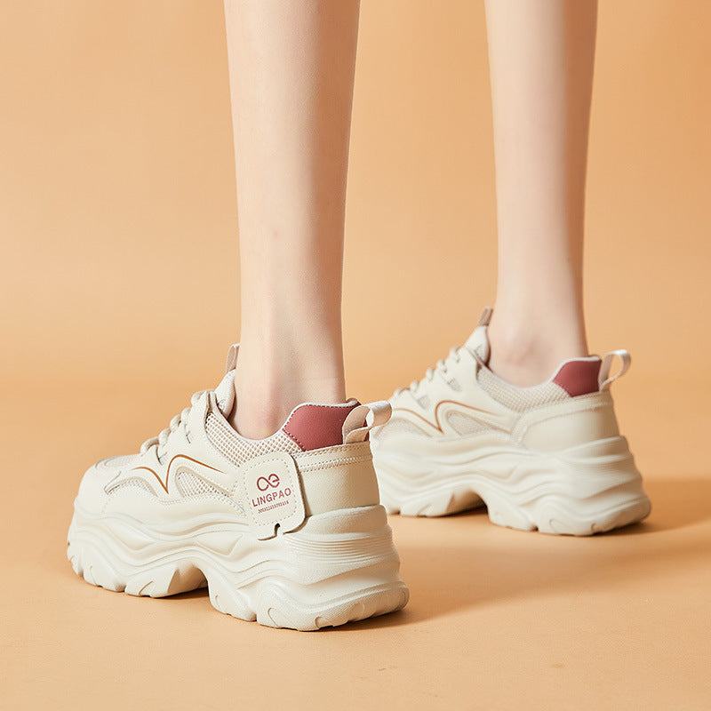 Women's & Men's Genuine Fashion Dad Spring Platform Elevator Wild University Men's Shoes