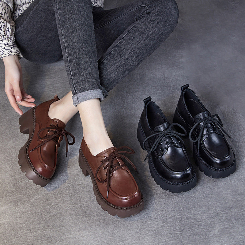 Up Small British Style Fashion College Women's Shoes