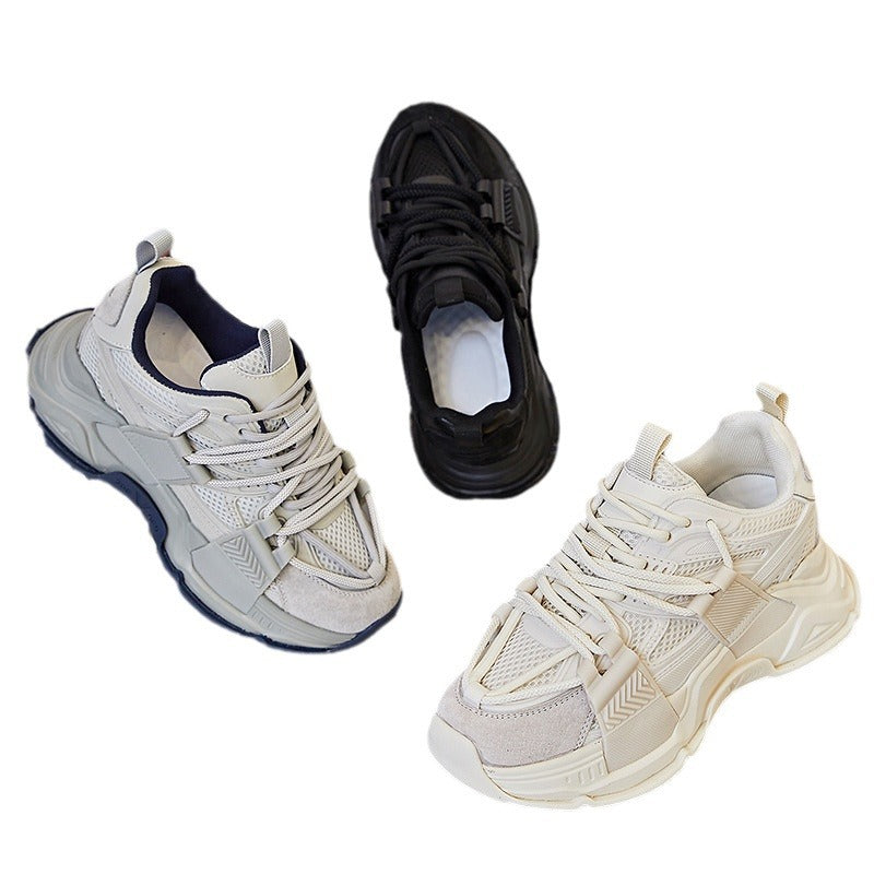 Women's Mesh Breathable Platform Summer Sports Versatile Autumn Retro Soft Bottom Women's Casual Shoes