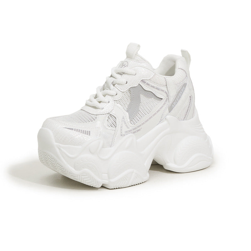 Women's Dad Small Platform Height Increasing Insole Breathable Women's Sports Shoes