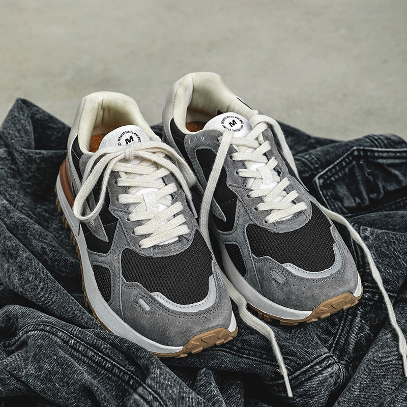 Men's Thick Bottom Retro Jogging Autumn Versatile Sneakers