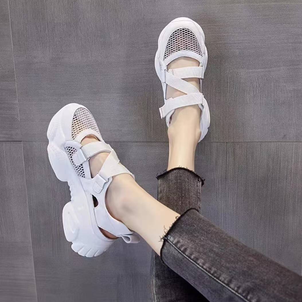 Style Round Toe Super Light Deodorant Mesh Sandals