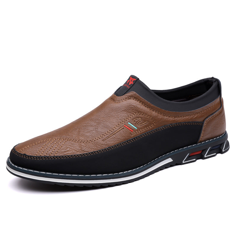 Men's Size Big Foot Business Fashion Comfortable Casual Shoes