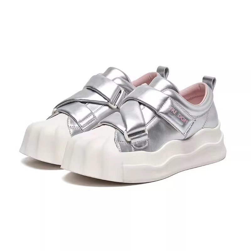 Women's European Goods Platform Sports Fashion White Casual Shoes