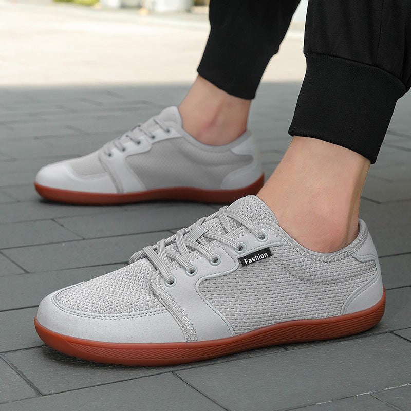 Men's Last Outdoor Leisure Breathable Mesh Cloth Fashion Low Sneakers