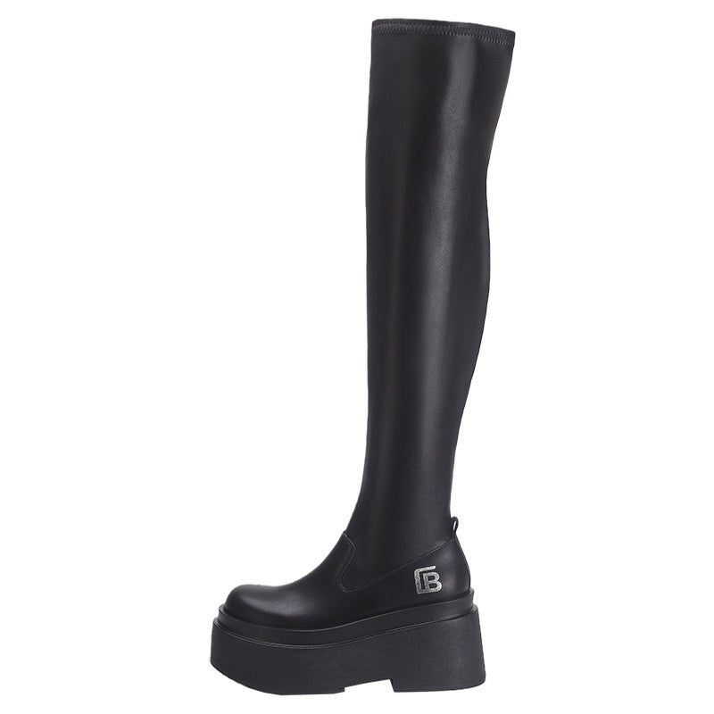 Thigh High Leg Height Increased Wrapping Boots