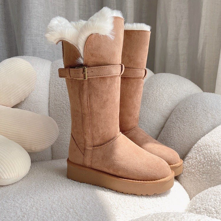 Women's Order Overknee Long Two-way Korean Winter Snow Boots