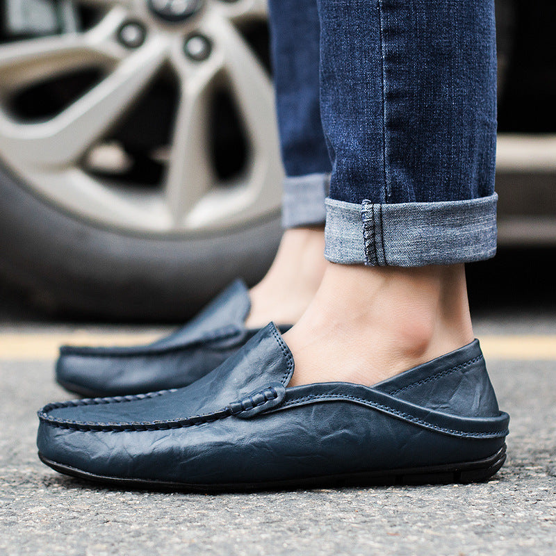 Men's Tods Genuine Cowhide British Soft Bottom Casual Shoes