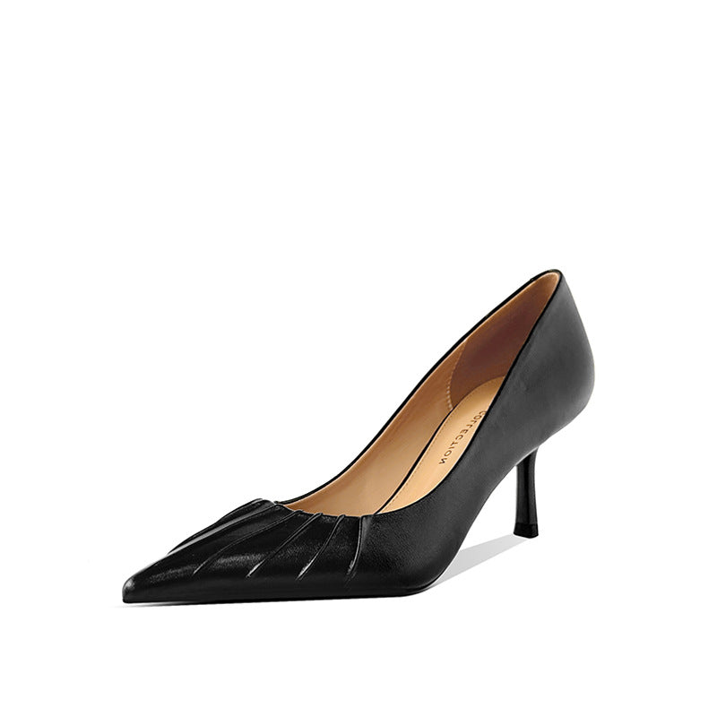 Women's Niche Pointed High Spring Soft Versatile Women's Shoes