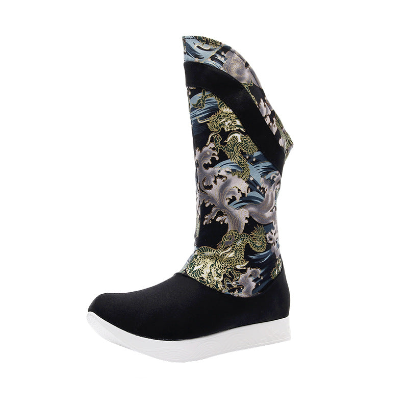 Women's & Men's Toe Height Increasing Insole Retro Length Boots