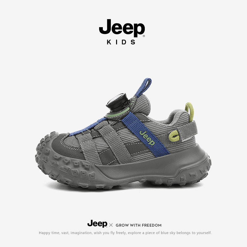 Boy Autumn Mesh Breathable Soft Bottom Sneakers