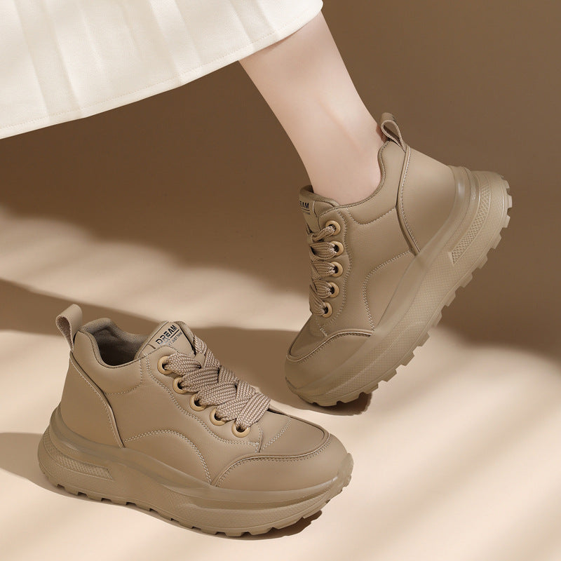 Women's Bottom Pumps Autumn Small Height Increasing Fashionable Casual Shoes