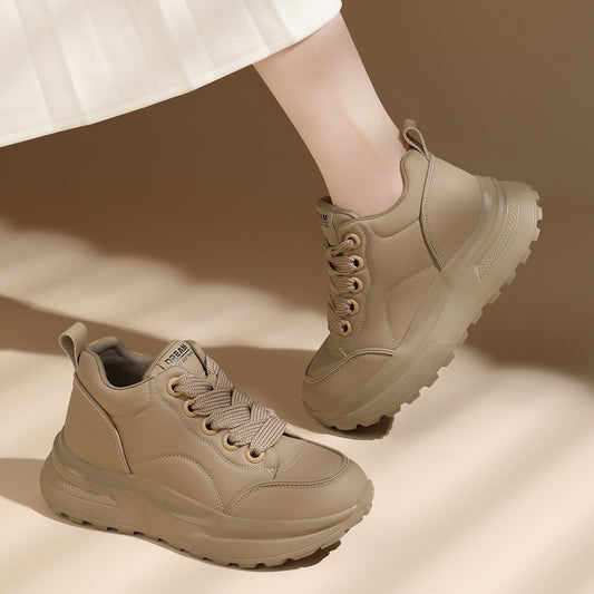Women's Bottom Pumps Autumn Small Height Increasing Fashionable Casual Shoes