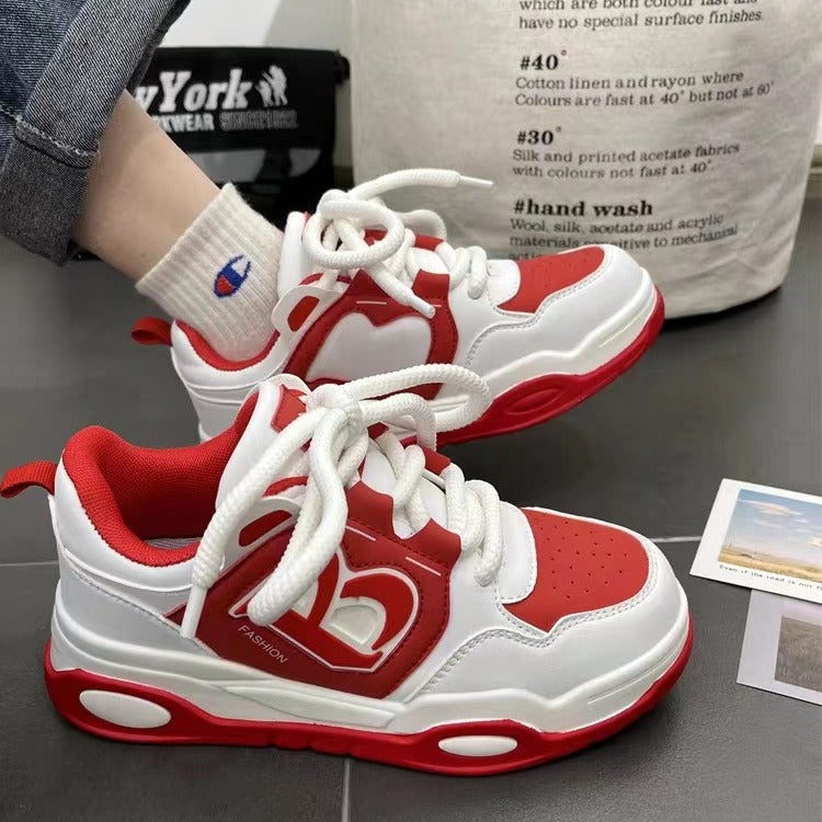 Men's Thick Bottom Trendy Daddy High Street Couple Sneakers