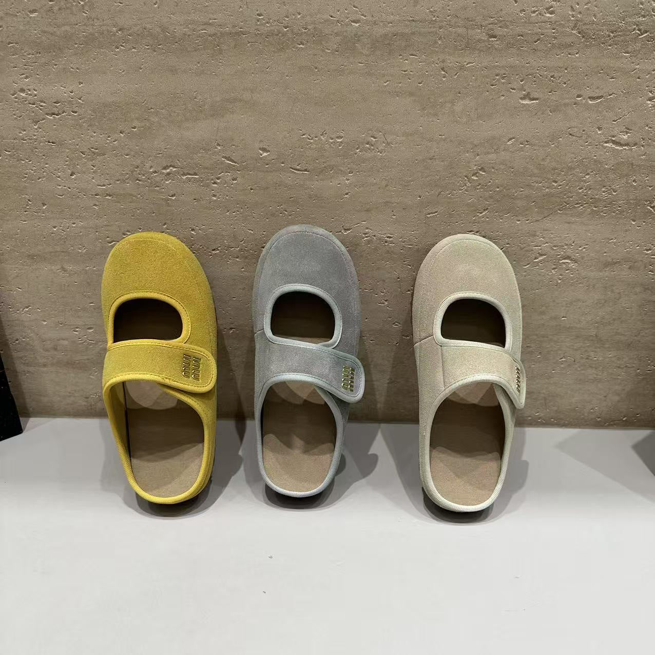 Women's Potatoes Bo Spring Round Head Shallow Sandals