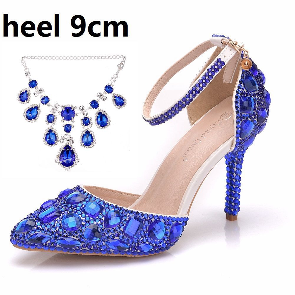Plus Size Tassel Rhinestone Wedding Stiletto Sandals