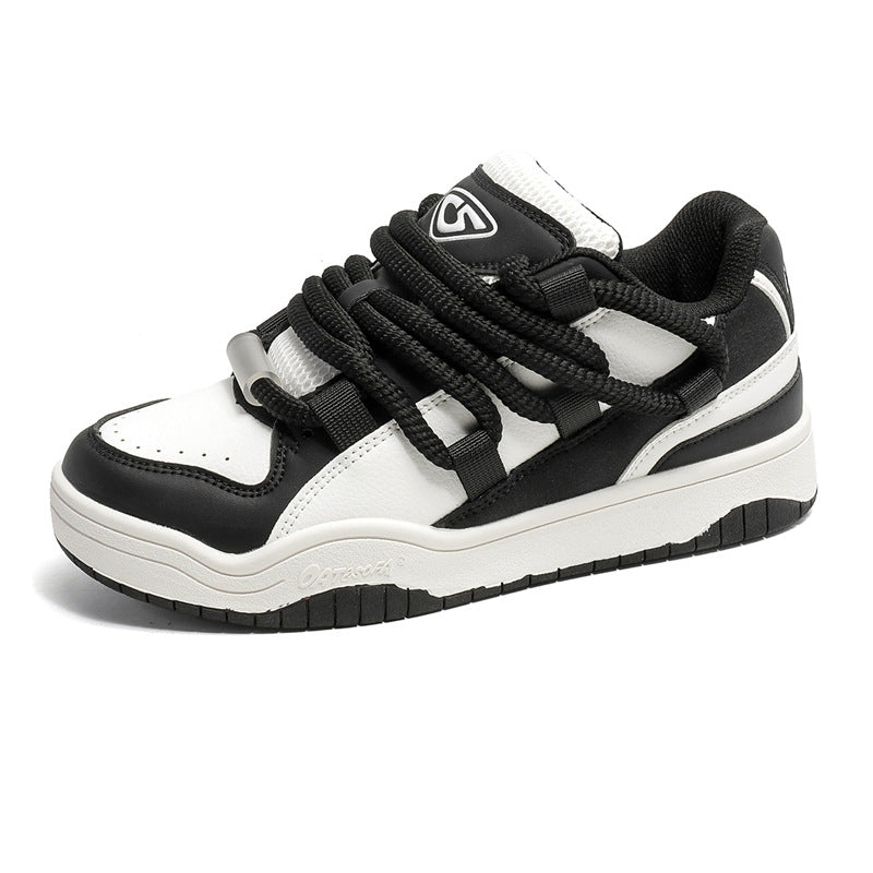 Skateboard White Bread Retro Couple Versatile Sneakers