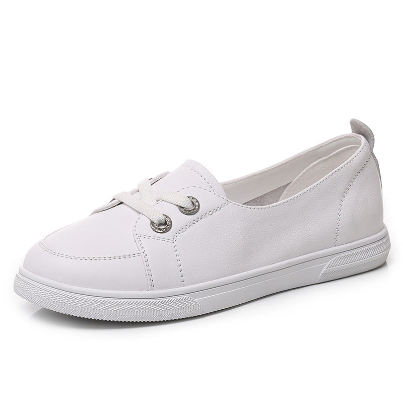 Female Versatile Flat Pumps First Layer Sneakers